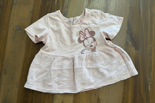 Minnie Mouse Flared Pink Top, 4T - Haven on Summer HillDollar Bin