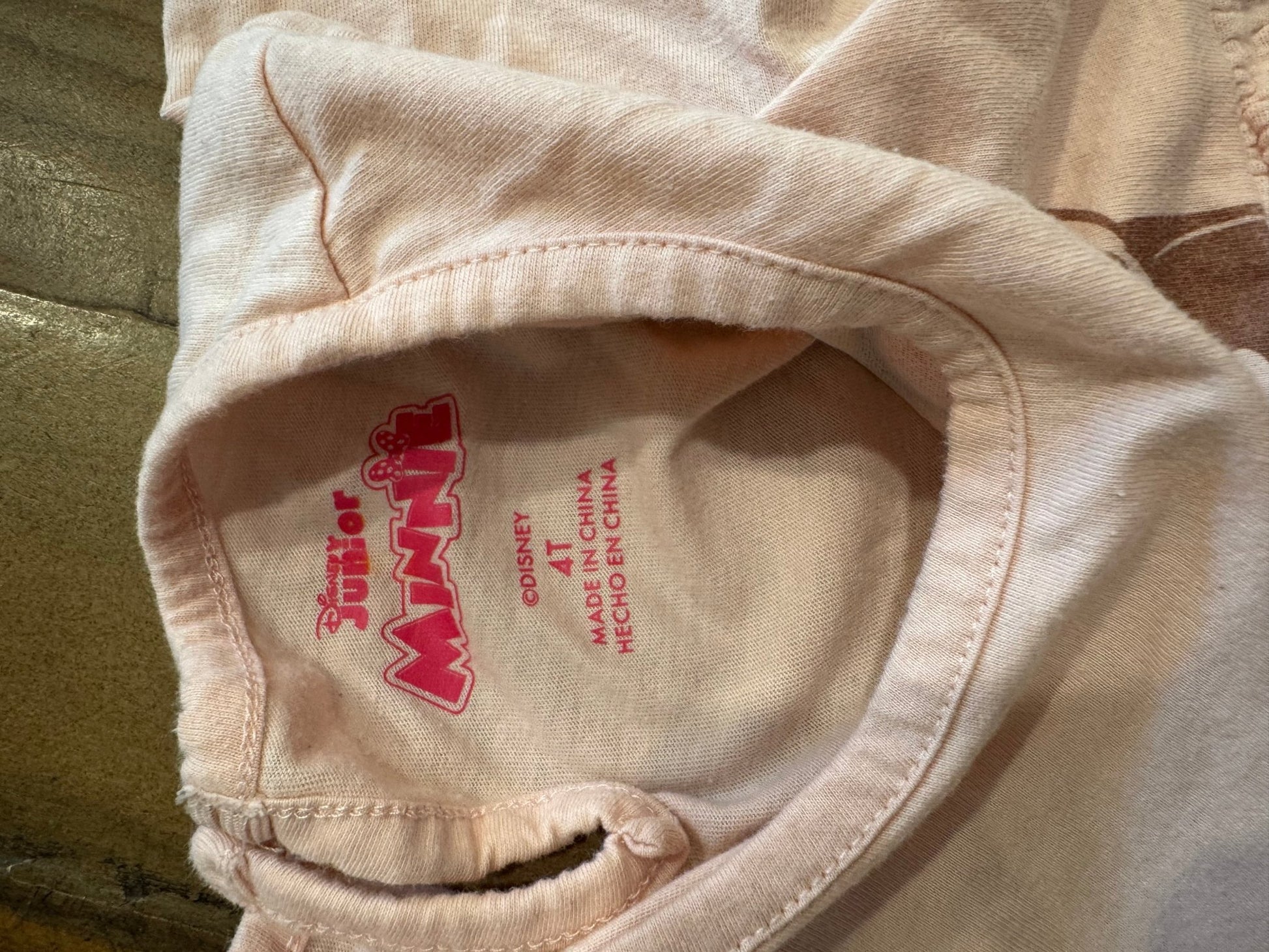 Minnie Mouse Flared Pink Top, 4T - Haven on Summer HillDollar Bin