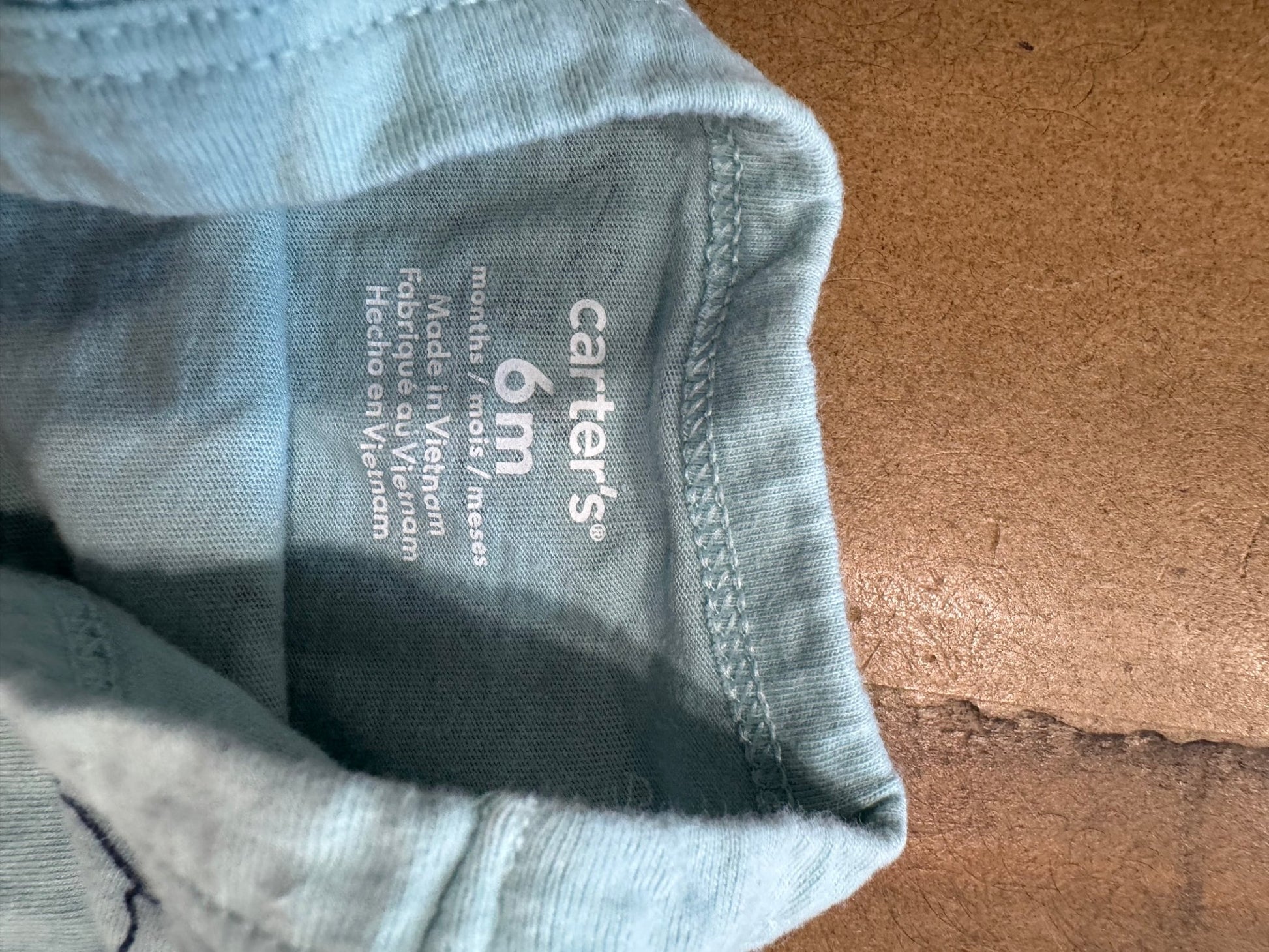 Light Grey Blue Shark Jumper, 6 Months - Haven on Summer HillDollar Bin