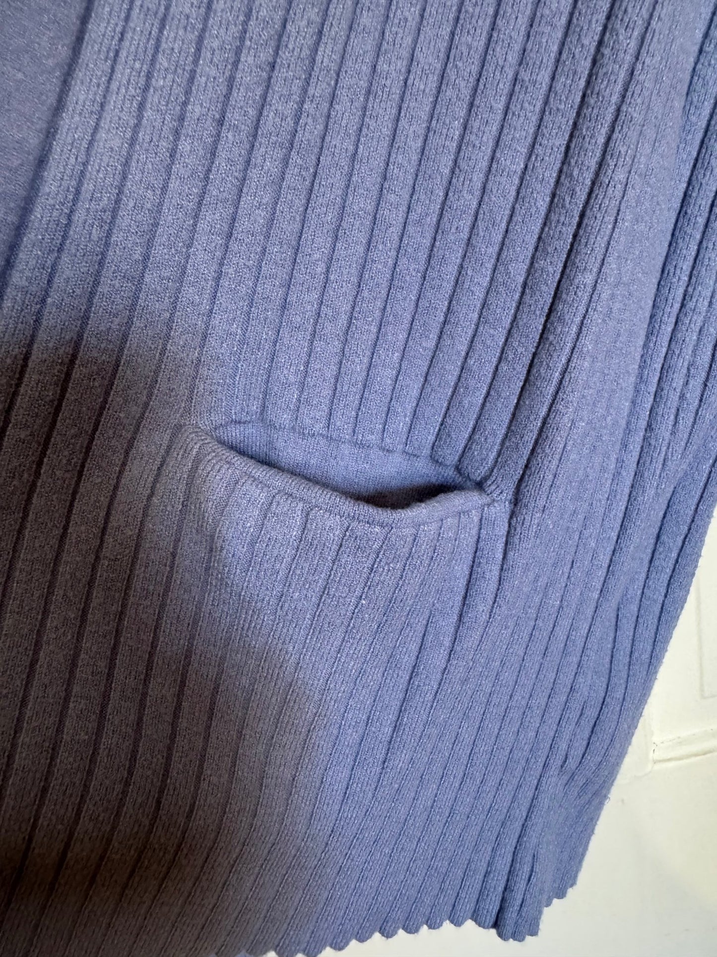 Ultra Soft, Thick Blue Cardigan with Front Pockets, Women's XL - Haven on Summer HillWomen's Apparel