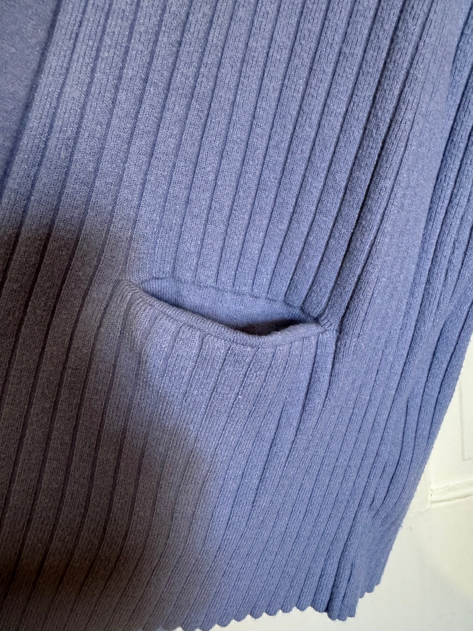Ultra Soft, Thick Blue Cardigan with Front Pockets, Women's XL - Haven on Summer HillWomen's Apparel