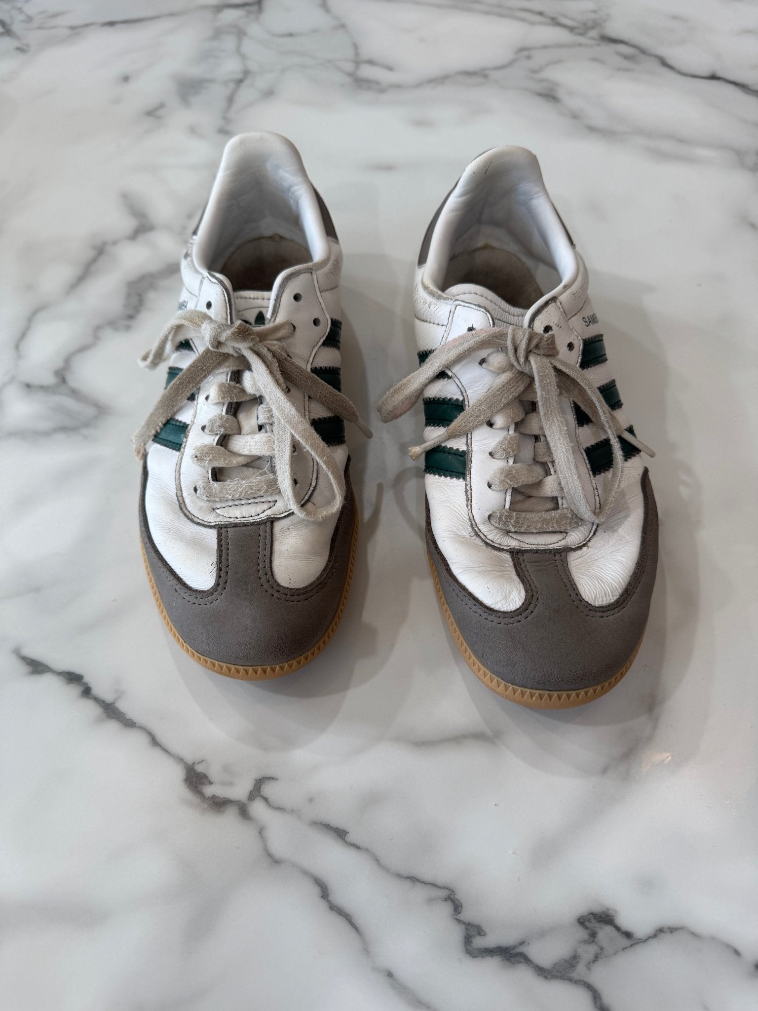 Adidas Green & White Samba Women's 7.5 - Haven on Summer HillWomen's Shoes