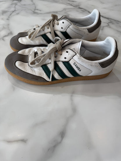 Adidas Green & White Samba Women's 7.5 - Haven on Summer HillWomen's Shoes