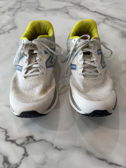White and Lime Green New Balance Women's 8 - Haven on Summer HillWomen's Shoes