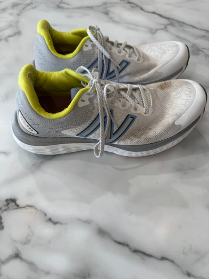 White and Lime Green New Balance Women's 8 - Haven on Summer HillWomen's Shoes