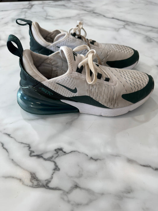 Green and White Nike Tennis Shoe Women's 7.5 - Haven on Summer HillWomen's Shoes