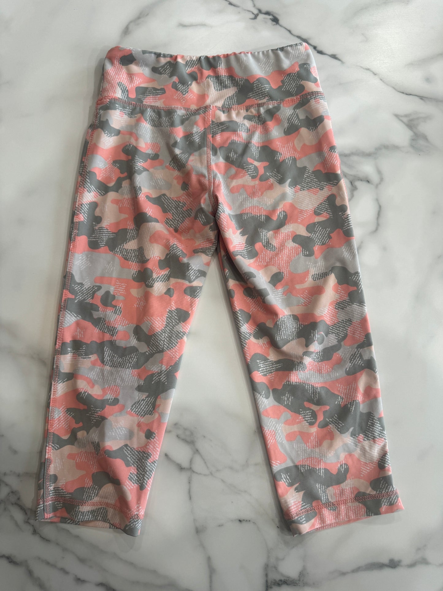 Pink and Grey Capri Athletic Pants 6/7