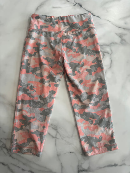 Pink and Grey Capri Athletic Pants 6/7