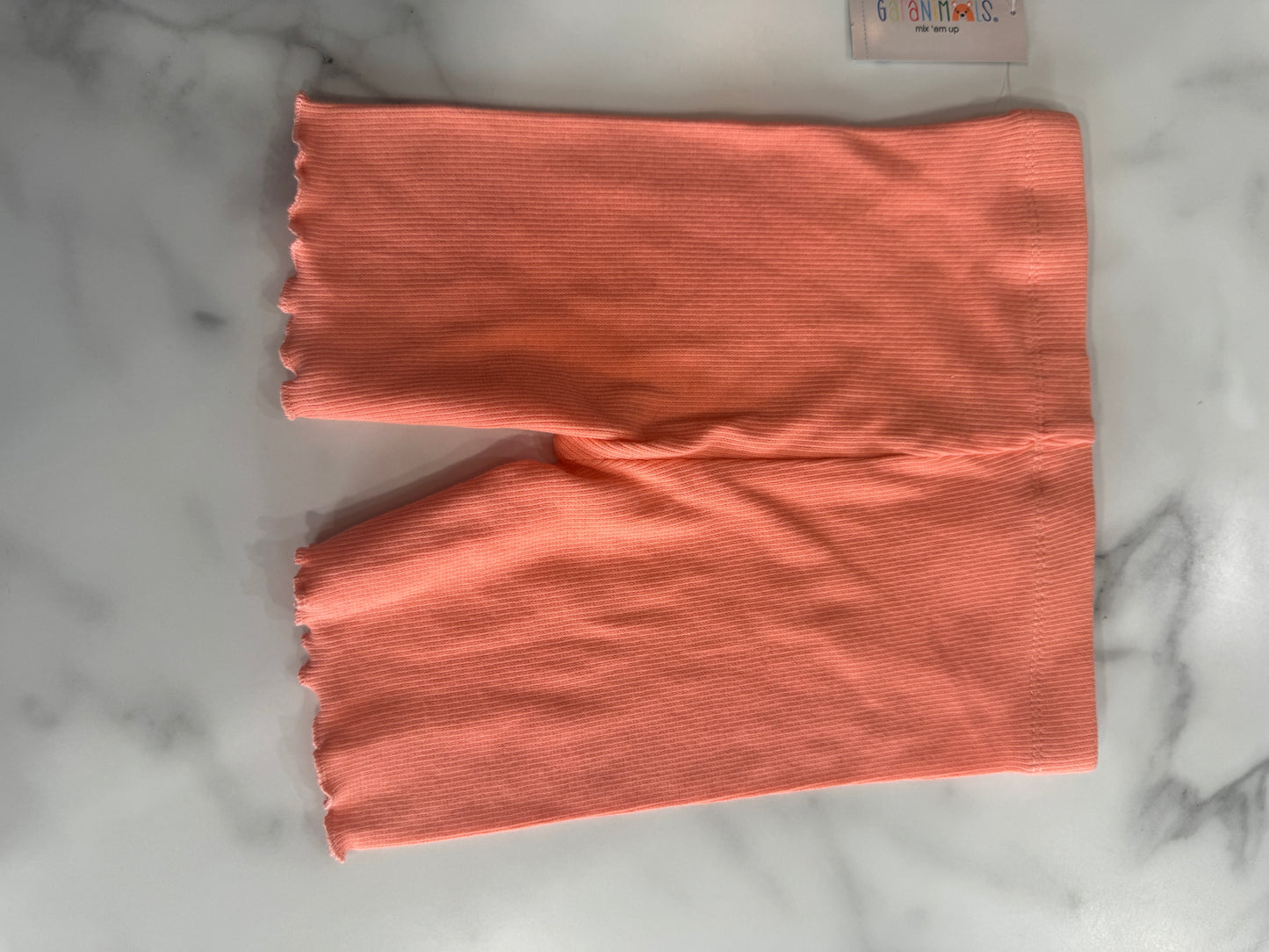 Orange Ruffle Hem Soft Shorts New with Tag 3T