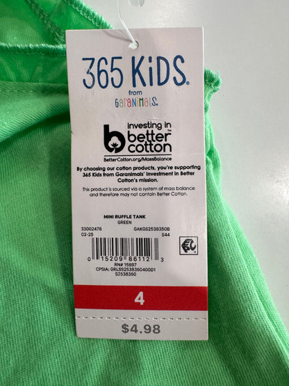 Green "Shello" Tank New with Tags 4T