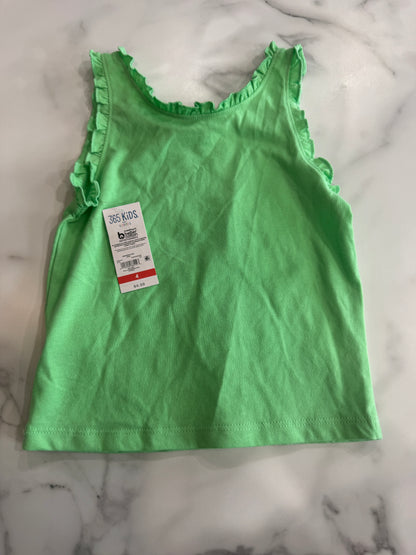 Green "Shello" Tank New with Tags 4T