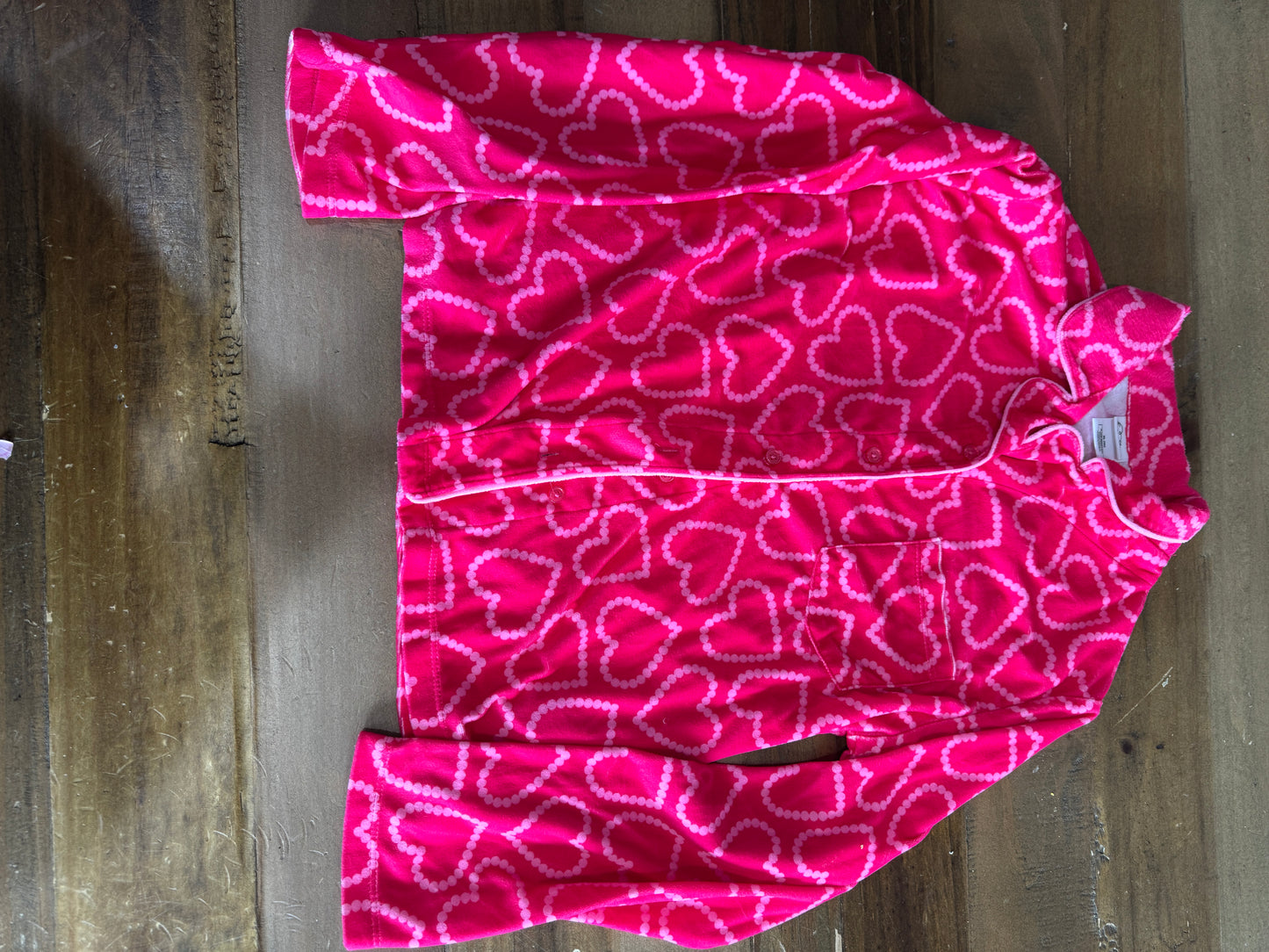 Plush Fuschia PJ Set, XL/14
