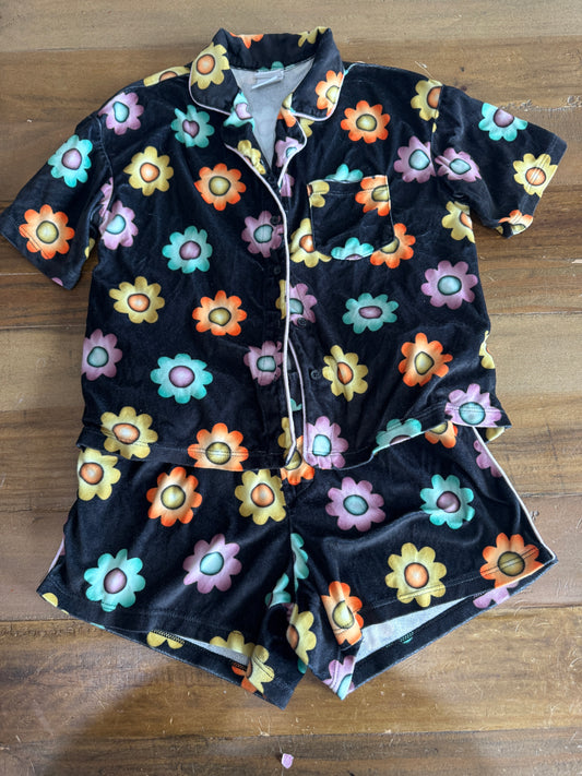 Colorful Floral PJ Set 10/12