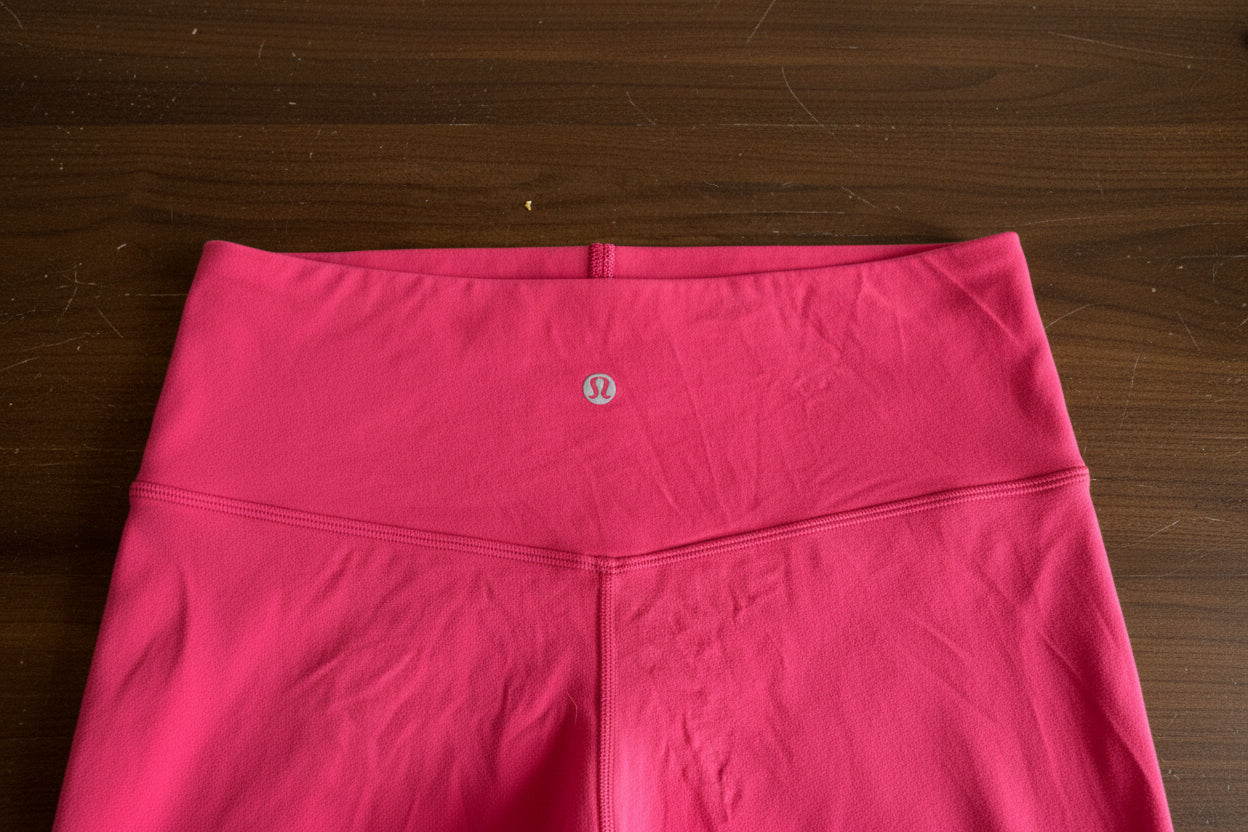 Lululemon Fuschia Coral Pink Leggings XXS (fit similar to girls 10\12)