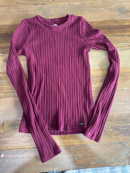 Hollister Soft Ribbed Long Sleeve Tee XS