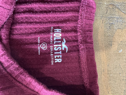 Hollister Soft Ribbed Long Sleeve Tee XS