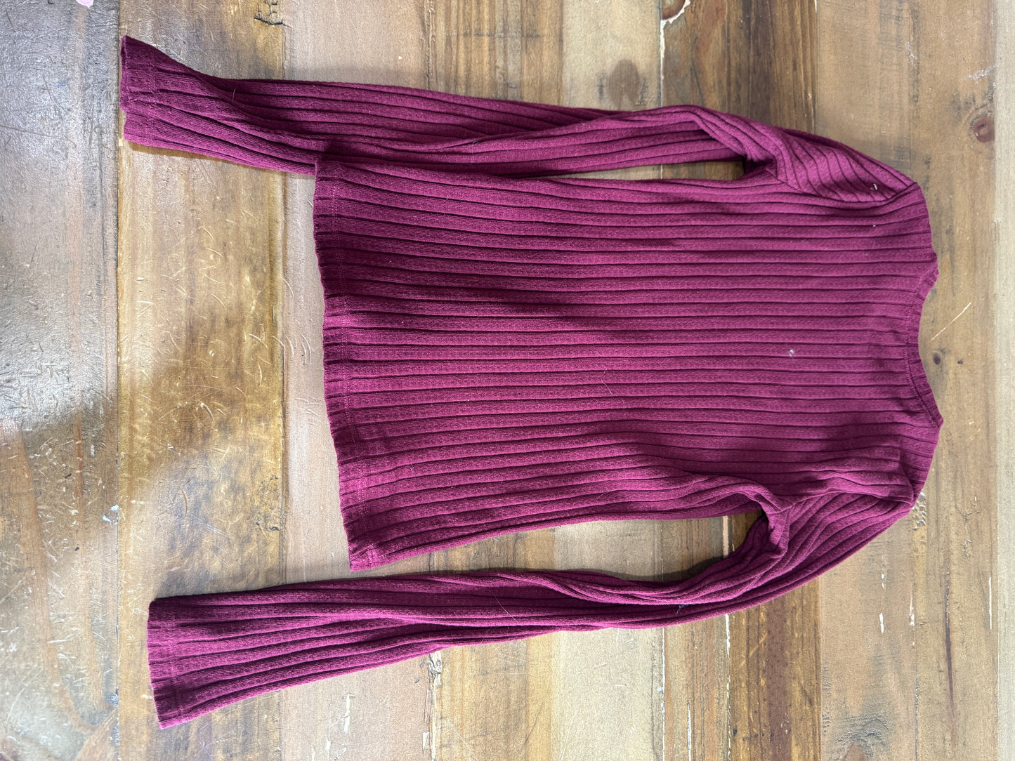 Hollister Soft Ribbed Long Sleeve Tee XS
