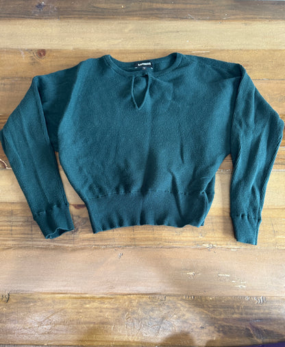 Express Green Sweater Small