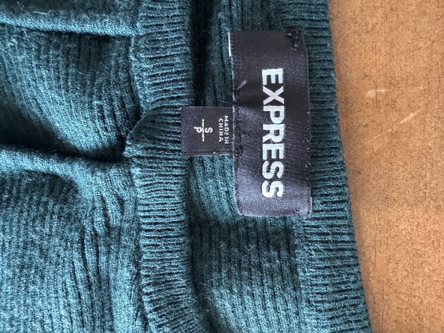 Express Green Sweater Small