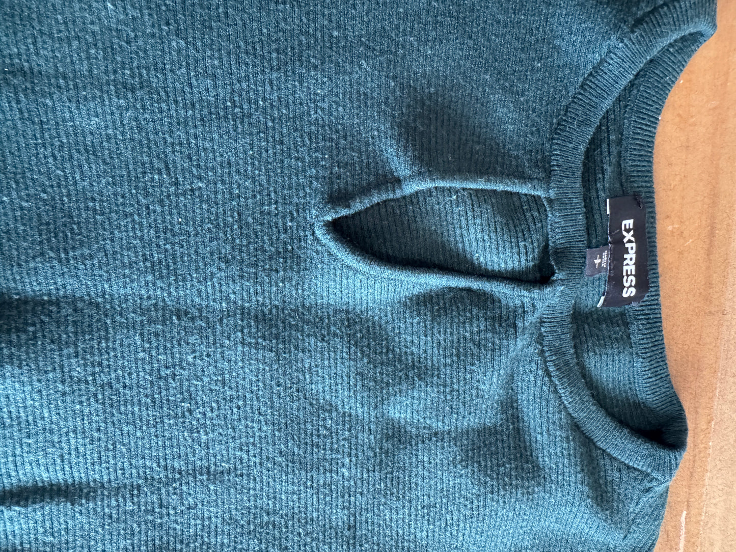 Express Green Sweater Small