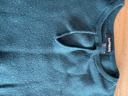 Express Green Sweater Small