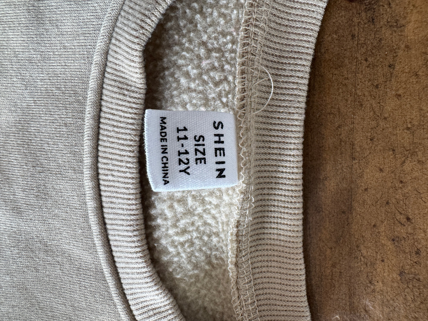 Jesus Beige Sweatshirt Girl's 12