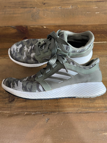 Olive Green Camo Adidas Women's Sneaker, Like New - Size 8