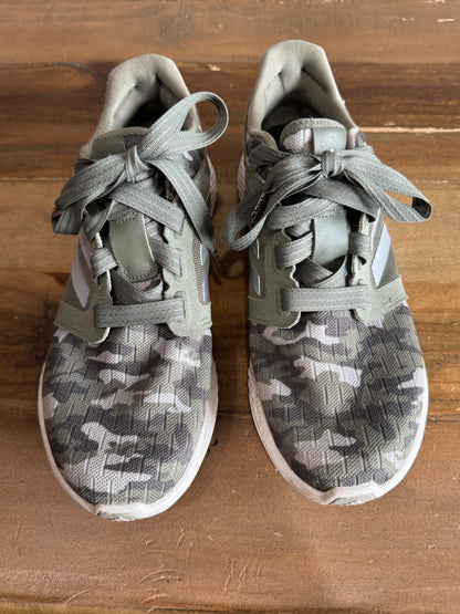 Olive Green Camo Adidas Women's Sneaker, Like New - Size 8