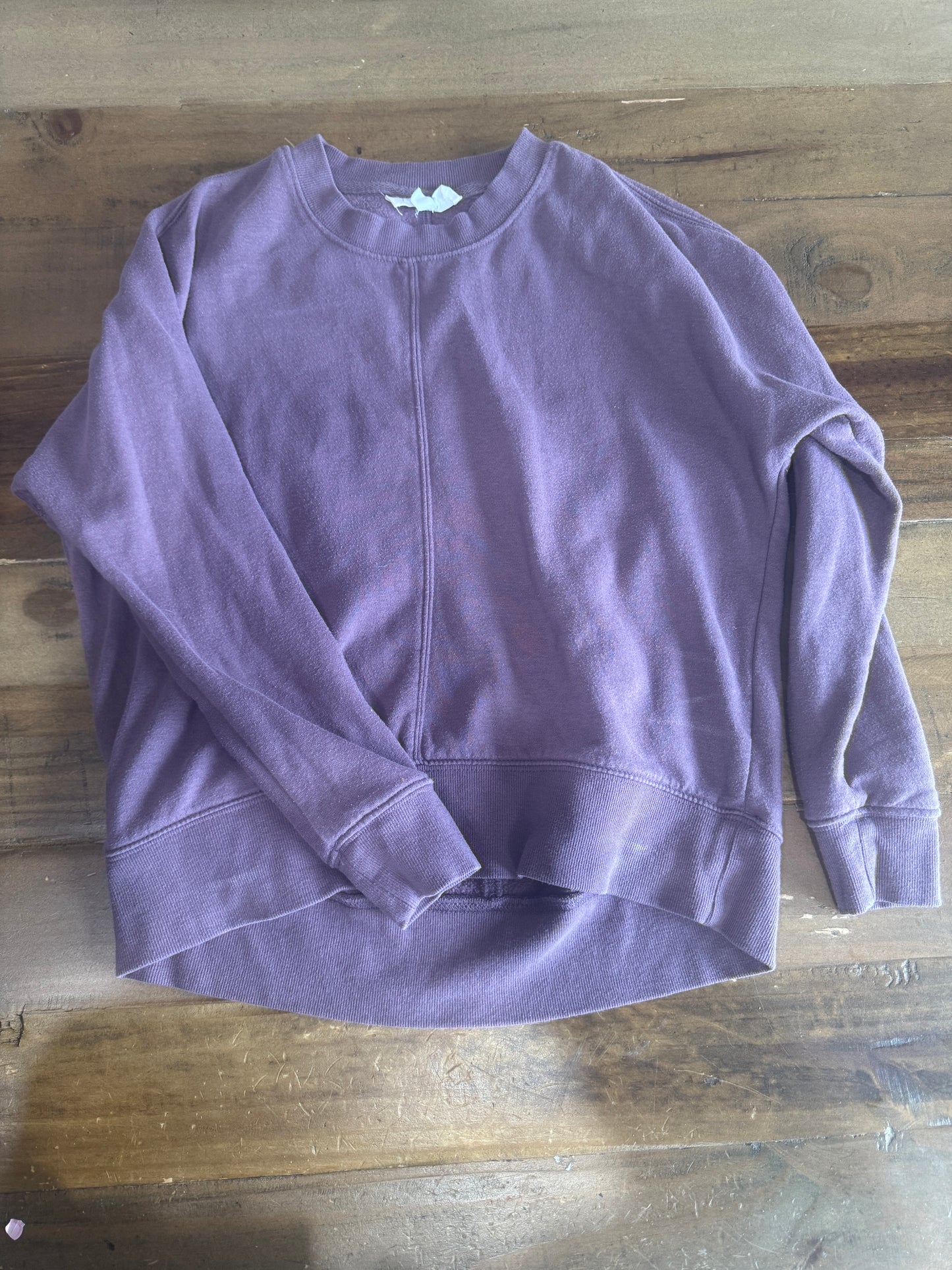 Heather Plum Sweatshirt XS (Girls 10/12 equivalent)