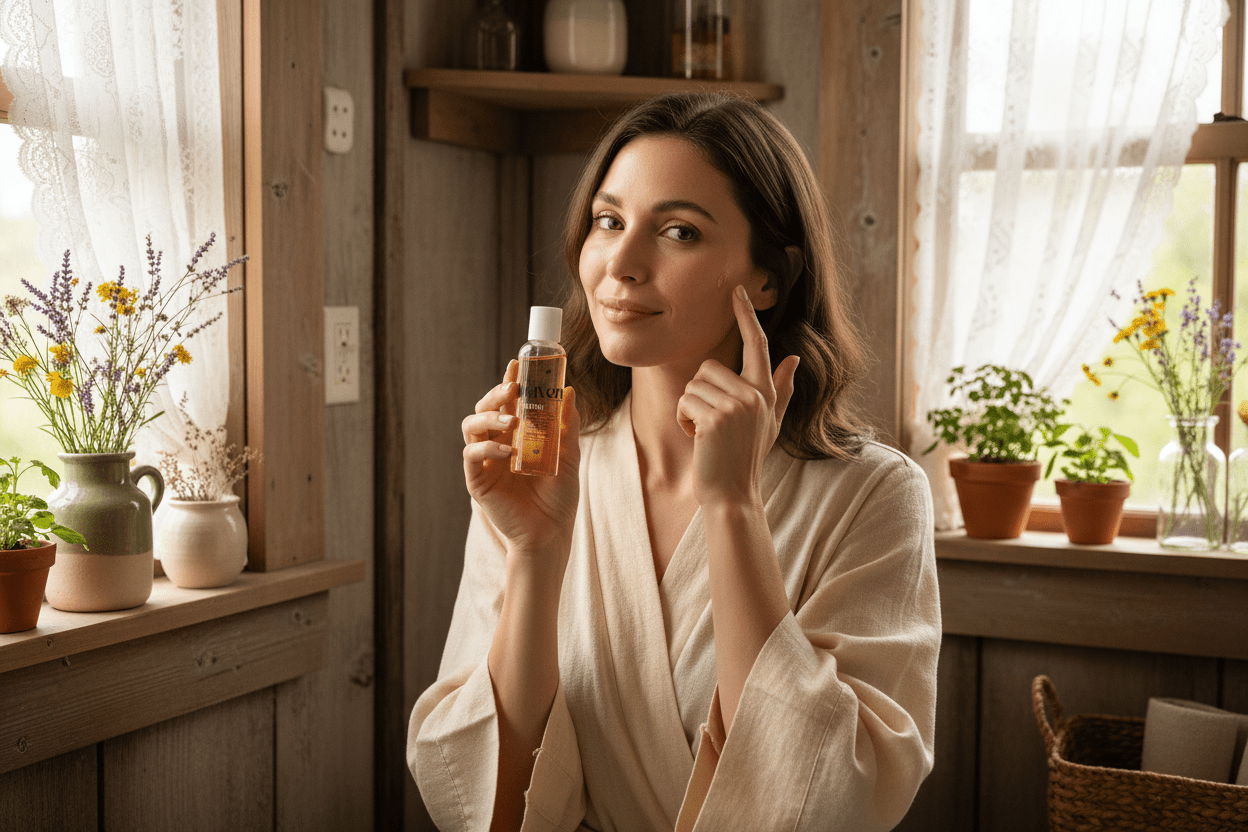 All Natural Vitamin E Night Oil with Magnesium - Haven on Summer HillBody Oil4oz Drop Cap Bottle