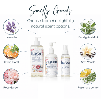 Haven Botanical Bath & Body Set